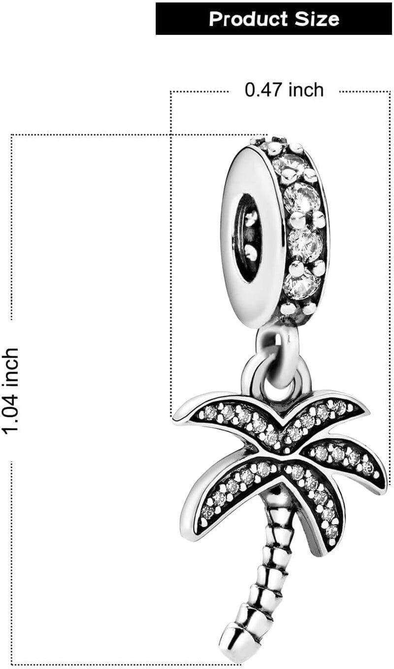 VALGACLS 925 Sterling Silver Family Love Mom Mouse Heart Charms for Bracelets Necklace Valentine's Day Mother's Day Jewelry Charm for Women - Image 5
